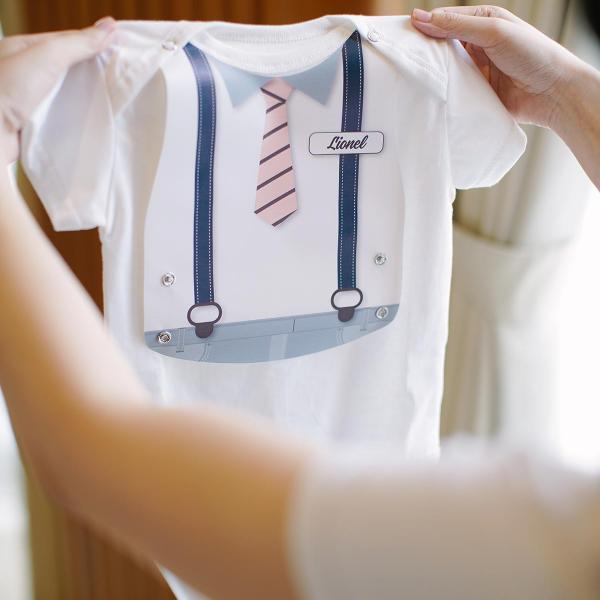 Introducing Baby Bodysuit+ | 2in1 personalized baby bib and bodysuit